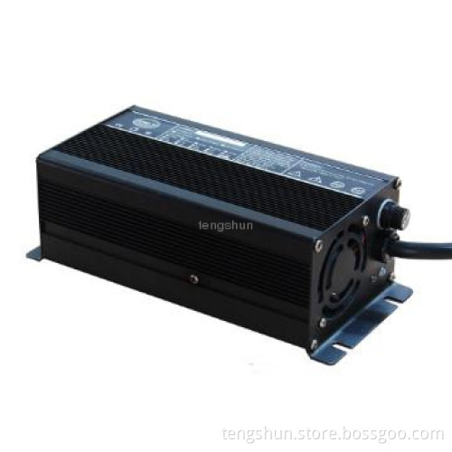 Smart 48V DC Battery Charger for Scooter, E-bike, Golfcart Battery